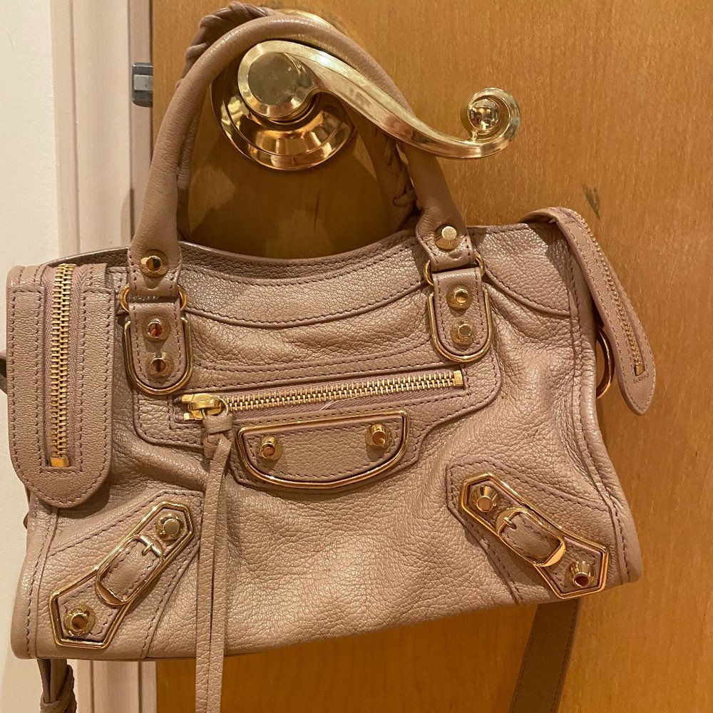 Balenciaga mini pink crossbody